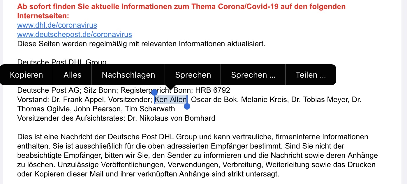 Emailimpressum